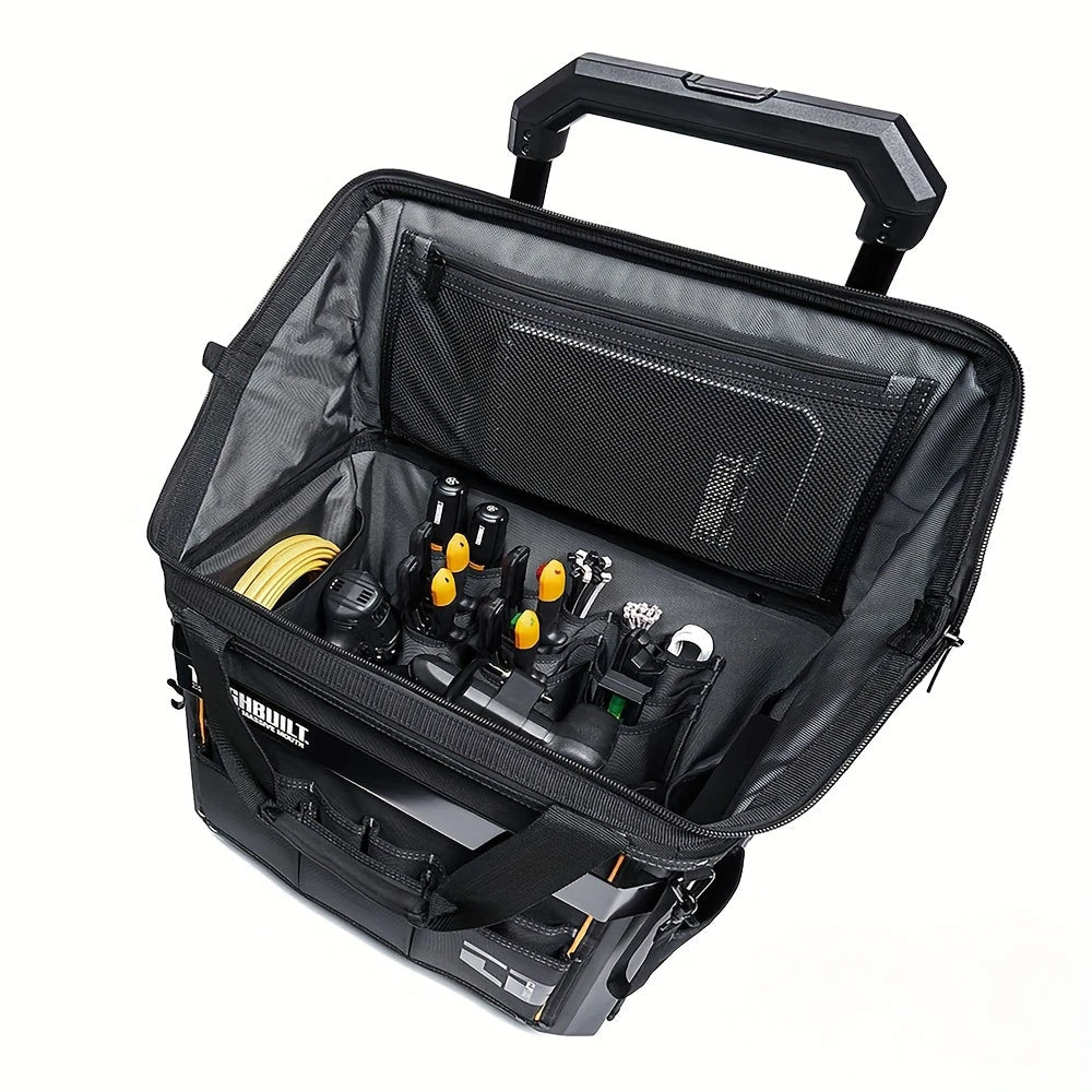XL Rolling Tool Organizer with Large Opening