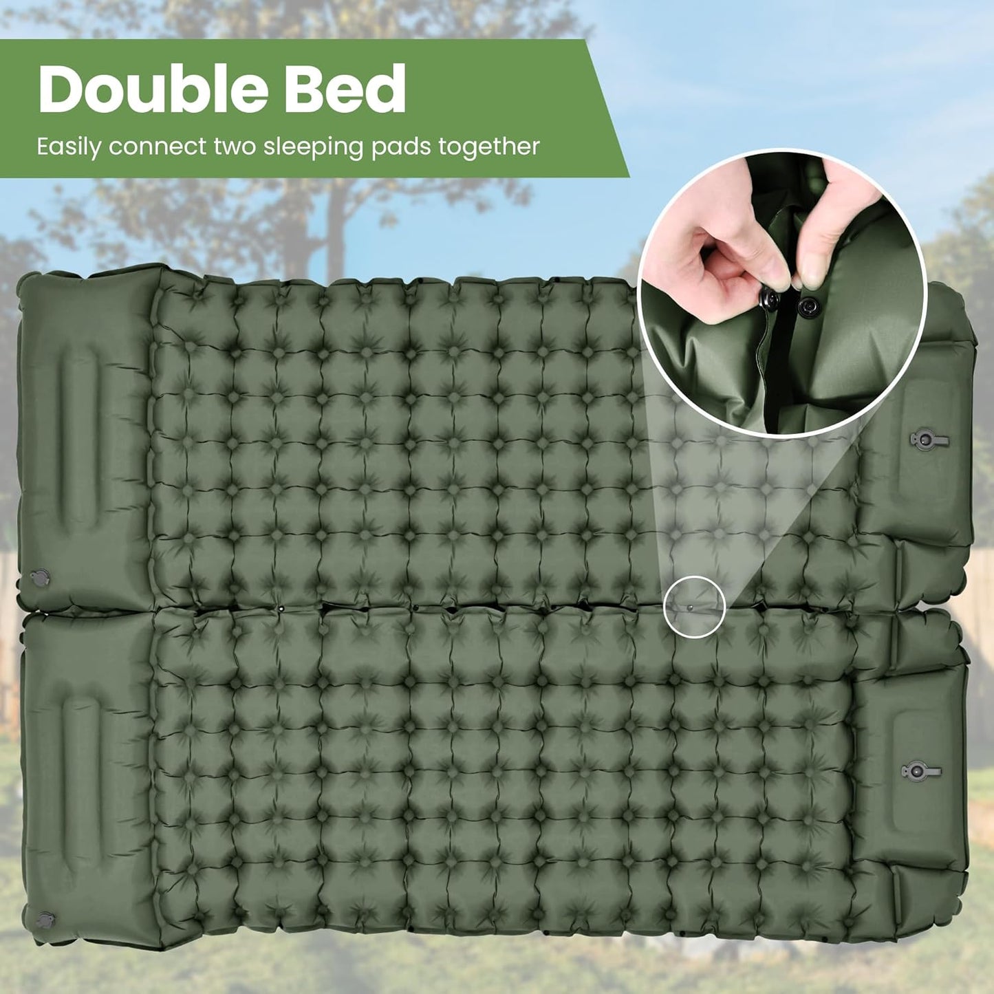 Colchón inflable para acampar ROPODA