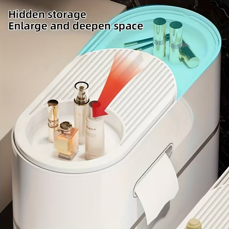 3 4 layer white seam drawing cabinet   put paper towel storage rack organizer multi functional household locker for the bathroom   room and   a   of household storage toilet paper storage containers 3