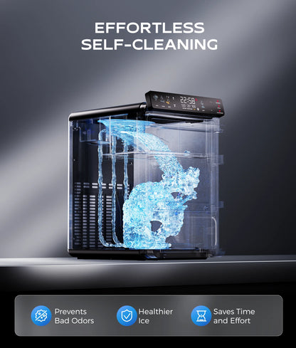 Mistalo Macchina per Ghiaccio Nugget Smart LED